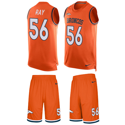 Nike Broncos #56 Shane Ray Orange Team Color Men's Stitched NFL Limited Tank Top Suit Jersey - Click Image to Close